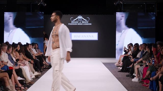 Swimwear of Hafanana brand || House of ikons || Fashion Week London смотреть онлайн