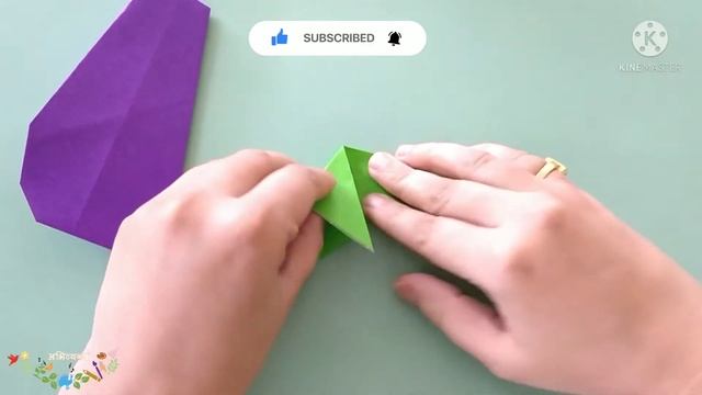 Origami Eggplant | Paper Brinjal | Origami Vegetable