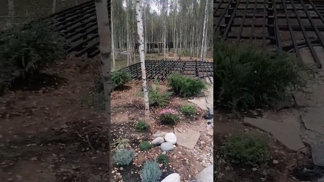 Оформление пруда с каскадным водопадом
