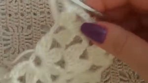 Узор для шали крючком/pattern for shawl crochet