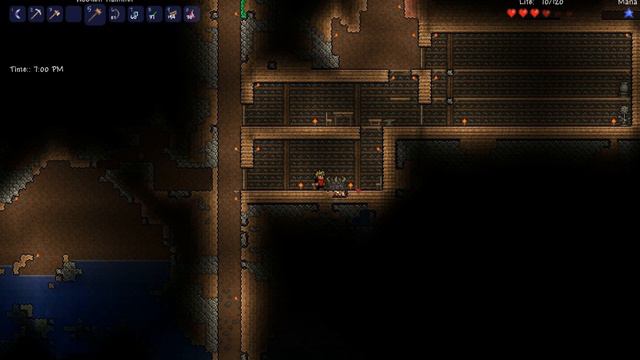 Terraria 1.1.2 (hun) 7. rész - Új ház, új bánya, új map смотреть онлайн