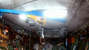 кран балка в гараж с электро телфером калибр ЭТФ 250