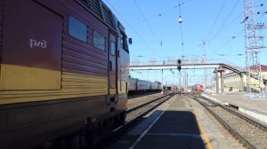 Электровоз ЧС4Т-706 на станции Балезино