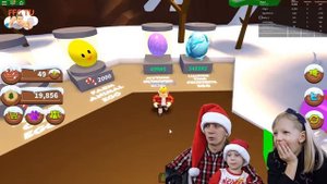 ПОМОГАЕМ Санта Клаусу в ROBLOX СИМУЛЯТОР ПОДАРКОВ на НОВЫЙ ГОД! Милана Даня и па
