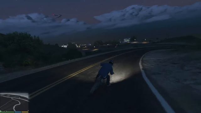 GTA 5 Ночные покатушки на Питбайке смотреть онлайн
