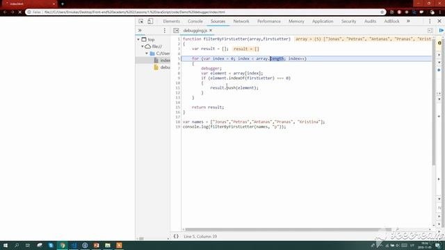 Debugging JavaScript In Visual Studio Code