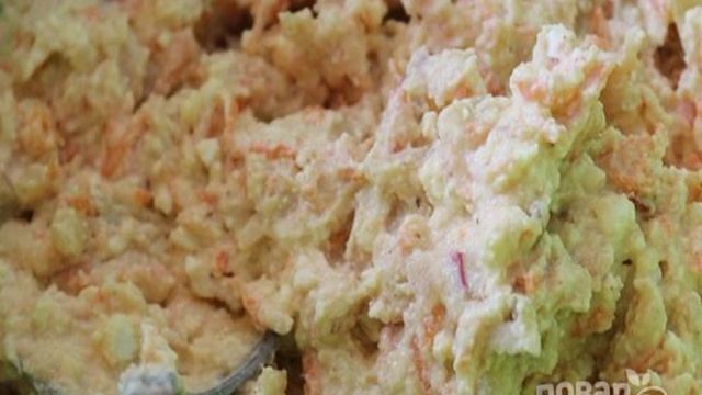 Морковно-яблочные сырники в ванильном соусе