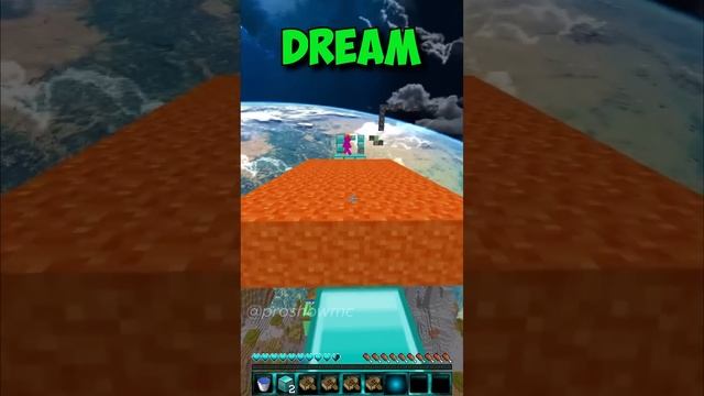 DREAM vs NOOB vs WEDNESDAY ADDAMS vs MR BEAST: Minecraft Parkour #shorts #minecraft