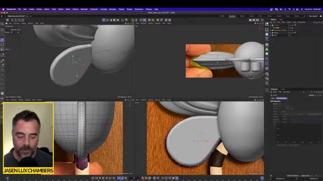 How To 3D Model a Baby Chew Toy in Cinema 4D 2023 смотреть онлайн