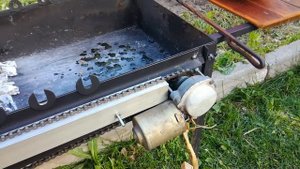 Мангал с электроприводом шампуров«Охеревший шашлычник»)))