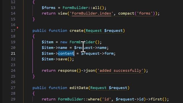 Laravel Dynamic form builder