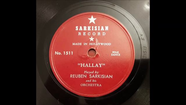 Armenian violinst Reuben Sarkisian - Halay dance 78 rpm смотреть онлайн