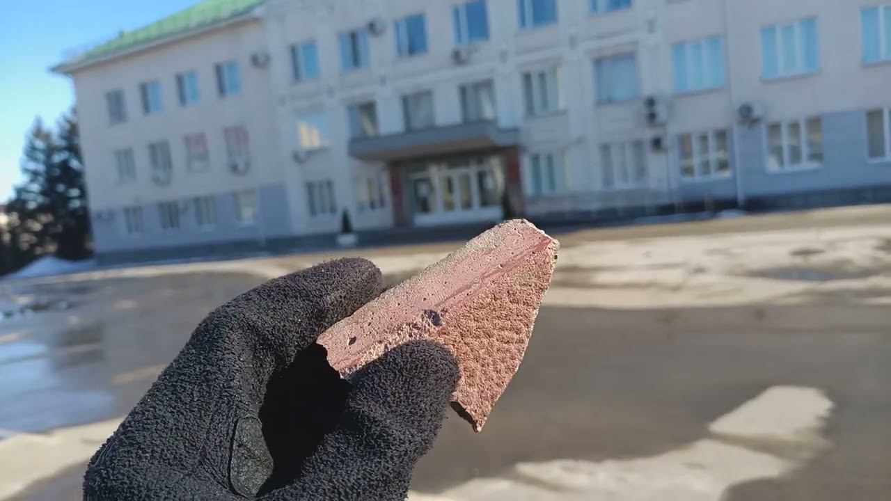 Обряд градостроения возле здания Администрации Старого Оскола (неудачный)