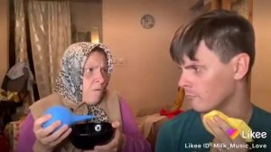 LOL!!!! Бабушка и внук. Смешно до слёз!!!