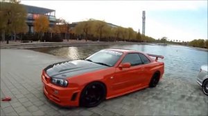 Nissan Skyline R34 GTR   Godzilla is full speed