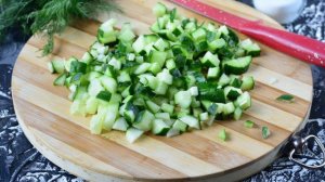 Диетическая окрошка без картошки