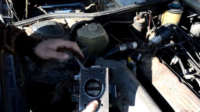 ауди на ВАЗовском впрыске. Установка шкива коленвала и дросселя смотреть онлайн