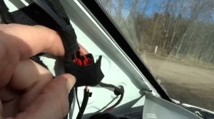 VW polo sedan / снятие и установка накладки стойки лобового стекла + подсветка ног
