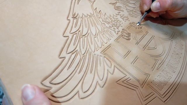 Тиснение на кожи , перенос рисунка , резьба , тиснение