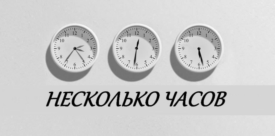 Несколько часов. Осталось несколько часов.