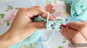 АЖУРНЫЕ СЛЕДКИ СПИЦАМИ ИЗ ПРЯМОУГОЛЬНИКА ?