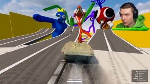 RAINBOW FRIENDS vs FASTEST CARS