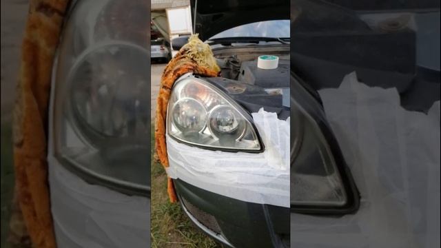 Лакировка фар балончиком смотреть онлайн