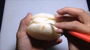 The Art Of JICAMA Rose Flower Garnish - Fruit & Vegetable Carving & Cutting Video