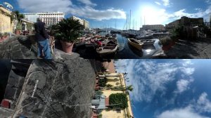 Naples 360 vr 5,7K Castel del'Ovo porto