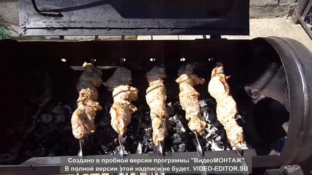 Гриль Смокер мангал з газового балона Шашлик смотреть онлайн