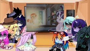 Реакция MLP G4 (season 8) на ТикТок и... (Fluffle Puff) / gacha club