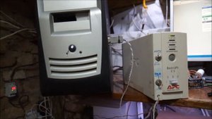 Делаем умным Back  UPS cs 500 для выключения сервера при отключении сети 220 на arduino