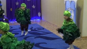 Танец Ёлок. Я елка современная затейница отменная..mkv