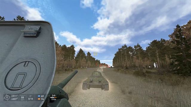 [Т-34] Прорываемся через заслоны и бомбёжки к Трояново, кампания "Калининский рейд" (#04)