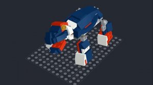 Лего Creator 31088 Трицератопс / Lego Creator 31088 - Triceratops alternative build Part 4