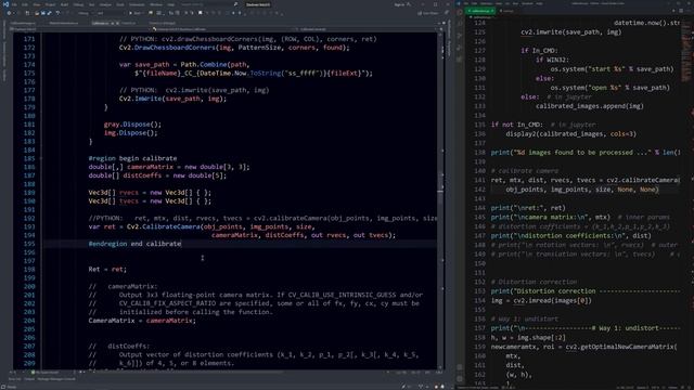 Funny! Camera calibration in C# vs Python, Word by word comparison, Explain the parameters in detai смотреть онлайн