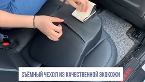 Комплект автомобильных ортопедических подушек для спины и подголовника с эффектом памяти в машину