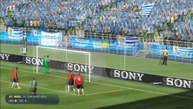 2014 FIFA World Cup Brazil Simulation - Match 7 - Uruguay vs Costa Rica Group Stage смотреть онлайн