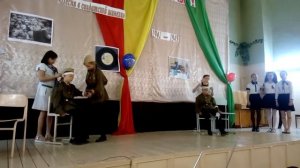 Инсценировка военной песни На безымянной высоте 6Б