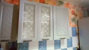 Установили кухонный гарнитур/Бюджетный вариант для маленькой кухни.