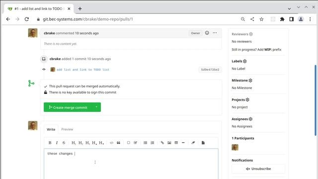 How to edit files in Gitea