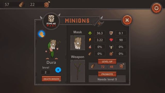 Вождь племени►Stone Age Wars смотреть онлайн