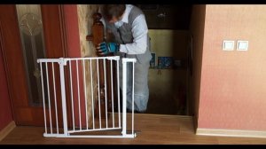 БЕЗОПАСНОСТЬ НА ЛЕСТНИЦЕ ДЛЯ ДЕТЕЙ. БАРЬЕР-КАЛИТКА ДЛЯ ЛЕСТНИЧНОГО ПРОЕМА