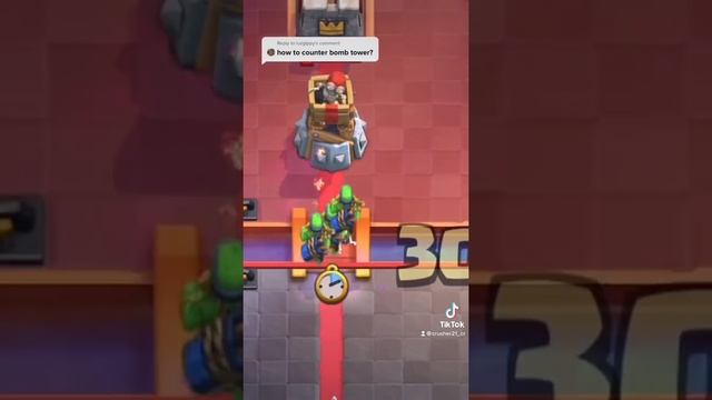 How to counter bomb tower ?