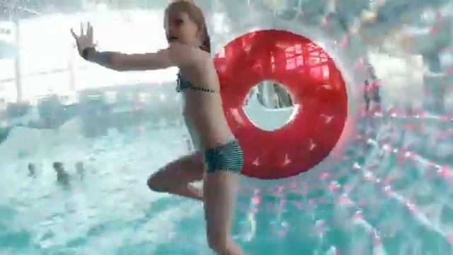 Блогер Happybabytravel в Аквапарке и Термах МОРЕОН смотреть онлайн