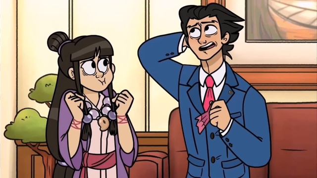 Поднимаение настроение Эджворту. (Анимация Феникс Райт: Первоклассный адвокат) (Rus Sub) смотреть онлайн