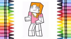 Minecraft colouring pages for kids | ColourSplash