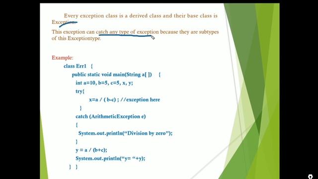 Exception Handling in Java || Error handling in Java || Built-in Exceptions