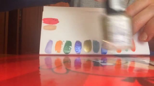 АСМР Моя коллекция лаков  ASMR my nailpolish collection