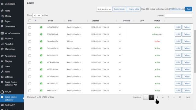 Serial Code Validator Intro Wordpress Plugin for Serials and Tickets